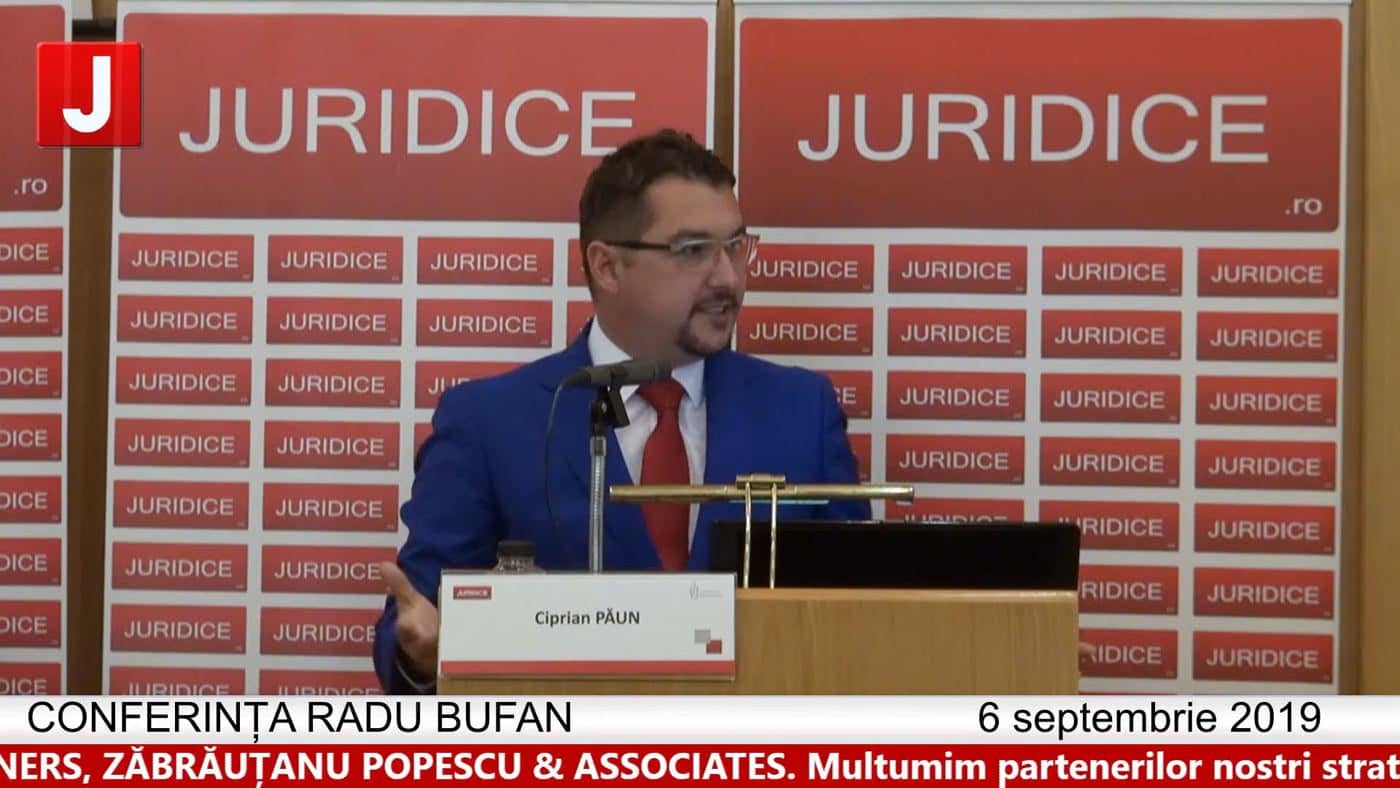 Conferința Radu Bufan – 6 septembrie 2019