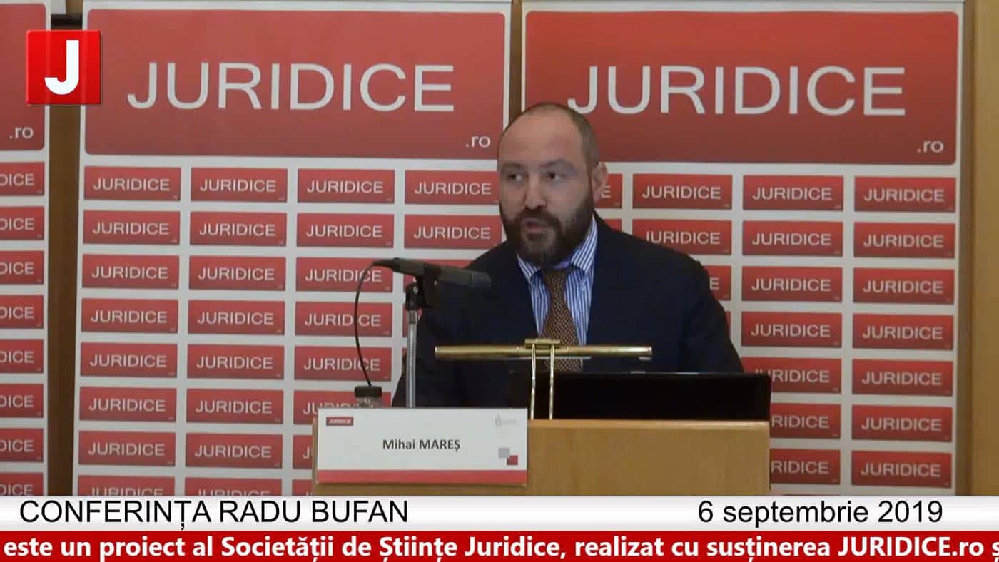 Conferința Radu Bufan – 6 septembrie 2019