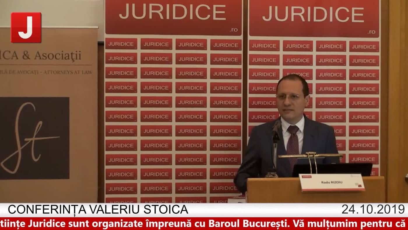 Radu Rizoiu – Conferința Valeriu Stoica 2019