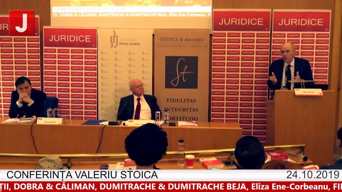 Eugen Chelaru – Conferința Valeriu Stoica 2019