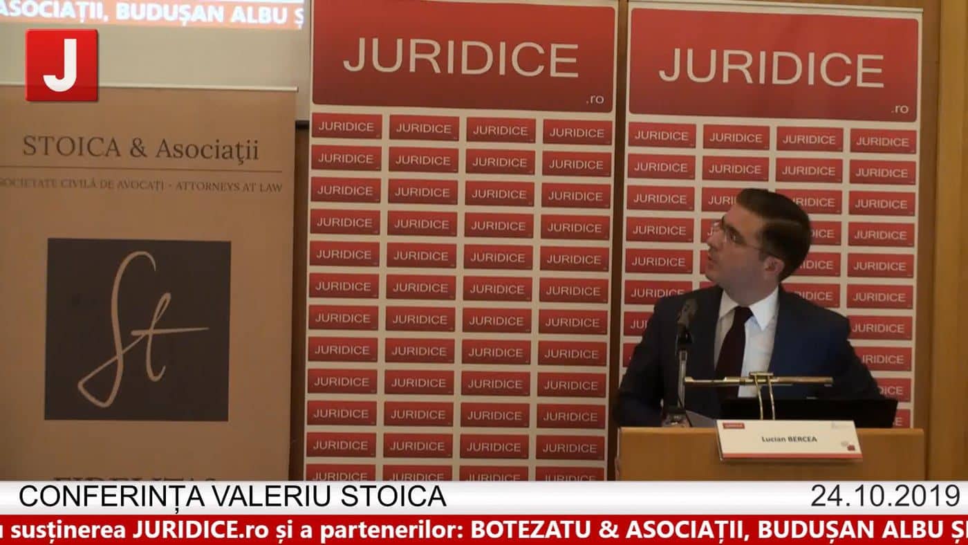 Lucian Bercea – Conferința Valeriu Stoica 2019