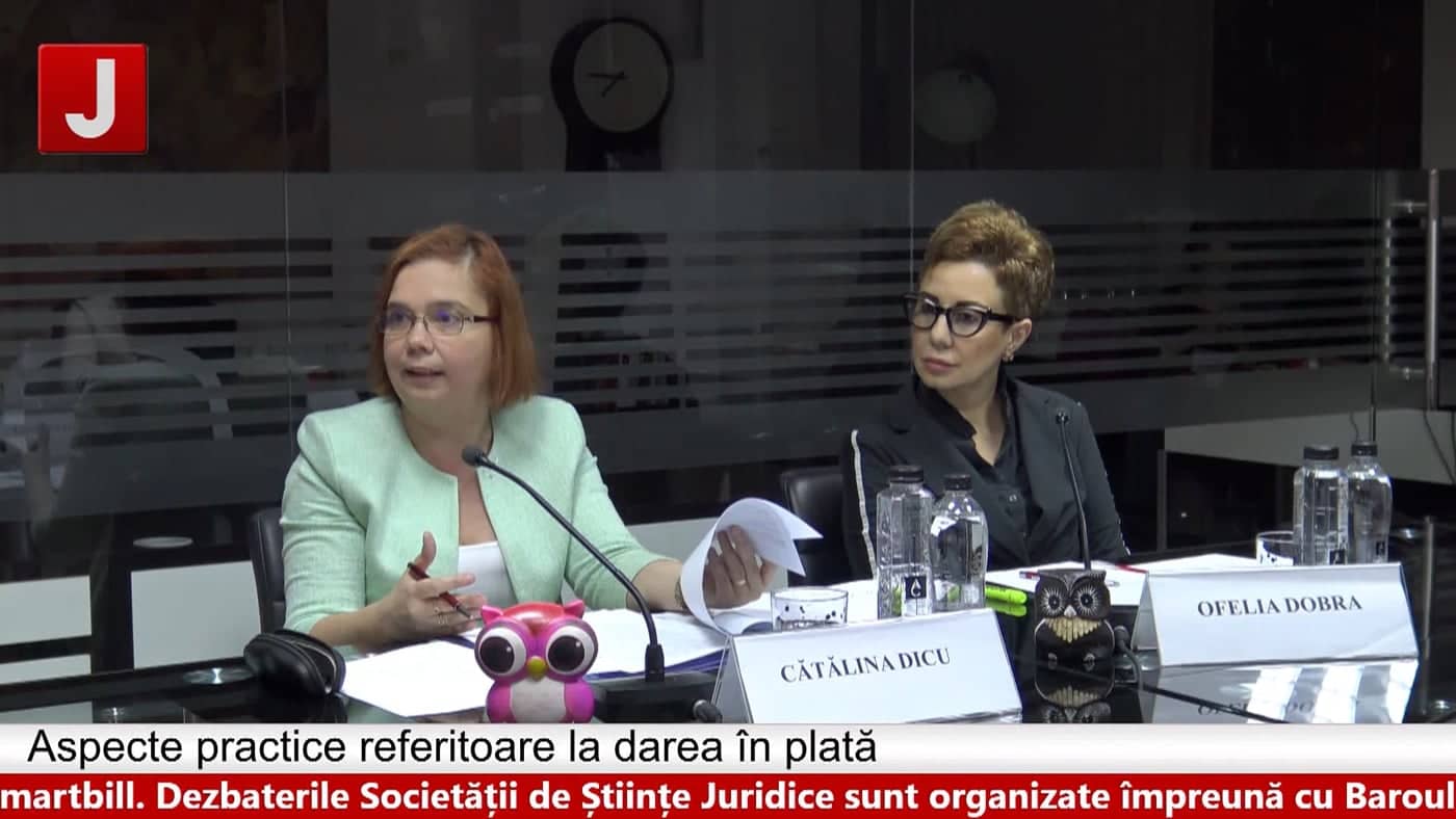 Aspecte practice referitoare la darea în plată (ediția 322)