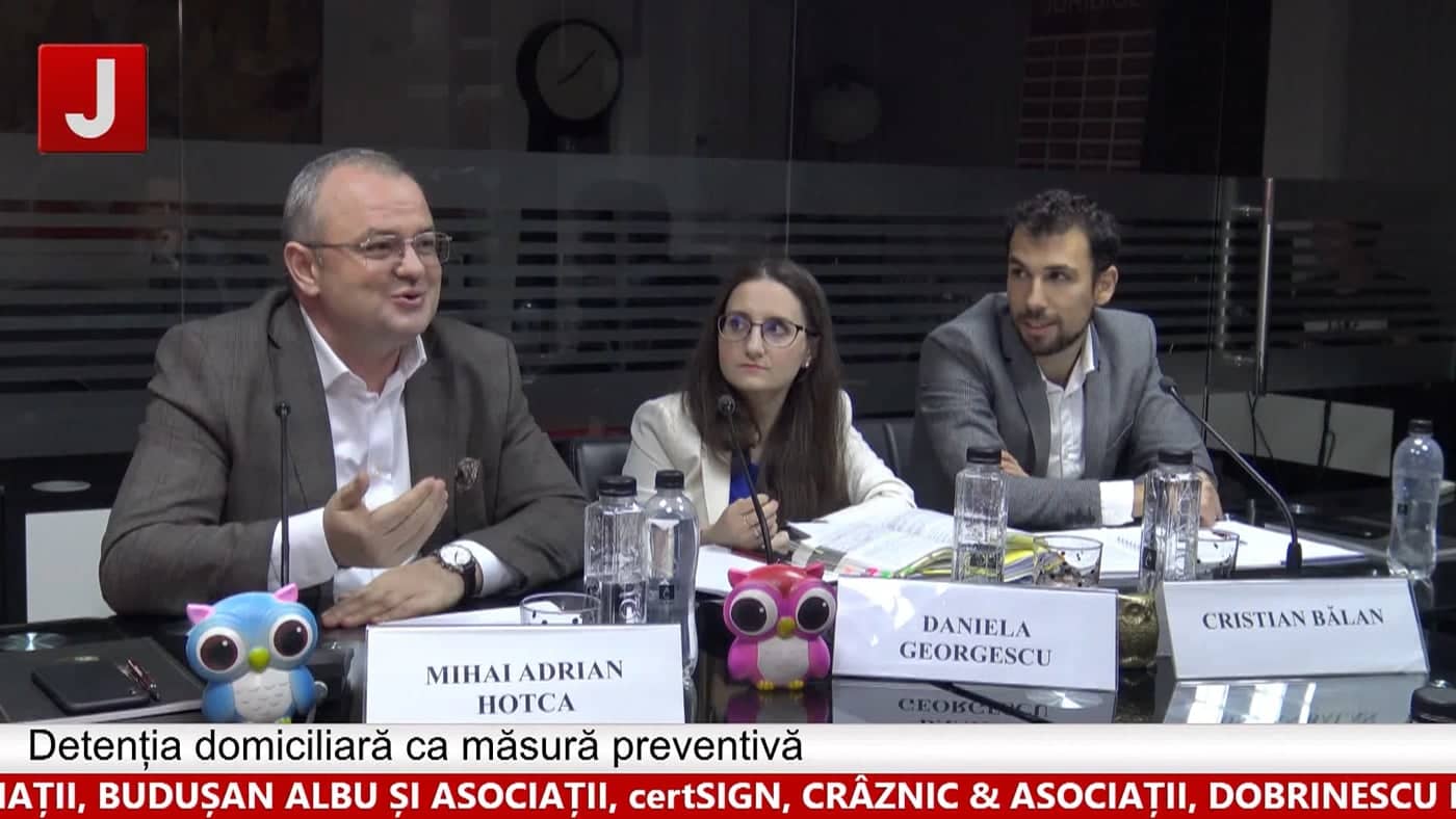 Detenția domiciliară ca măsură preventivă (ediția 313)