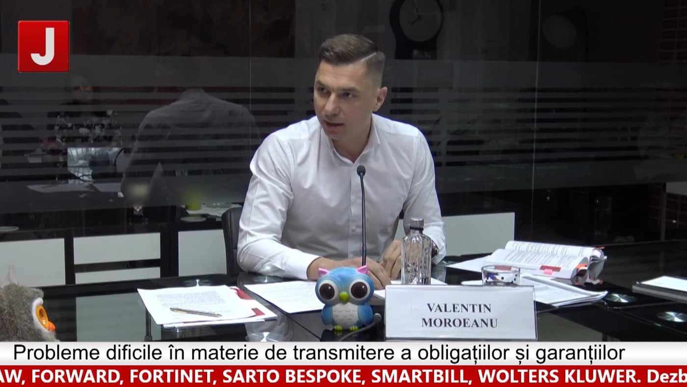 Probleme dificile în materie de transmitere a obligațiilor și garanțiilor (ediția 330)