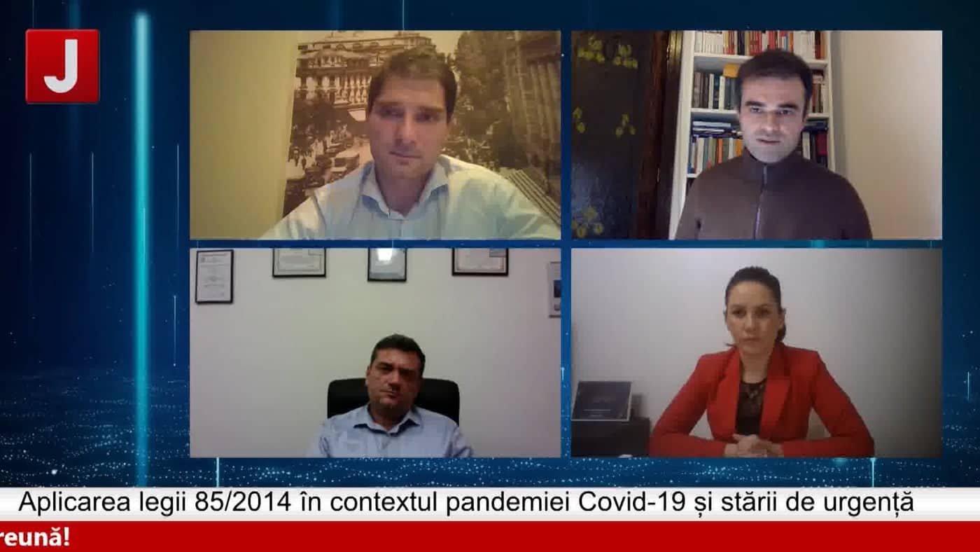 Aplicarea legii 85/2014 în contextul pandemiei Covid-19 și stării de urgență (ediția 342)