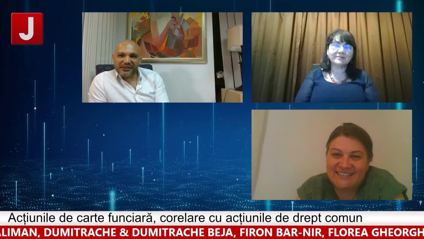 Acțiunile de carte funciară, corelare cu acțiunile de drept comun (ediția 357)