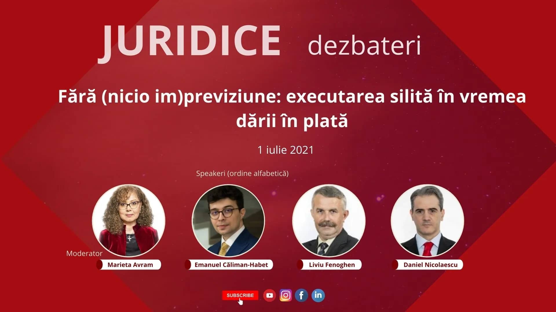 Fără (nicio im)previziune: executarea silită în vremea dării în plată (ediția 474)