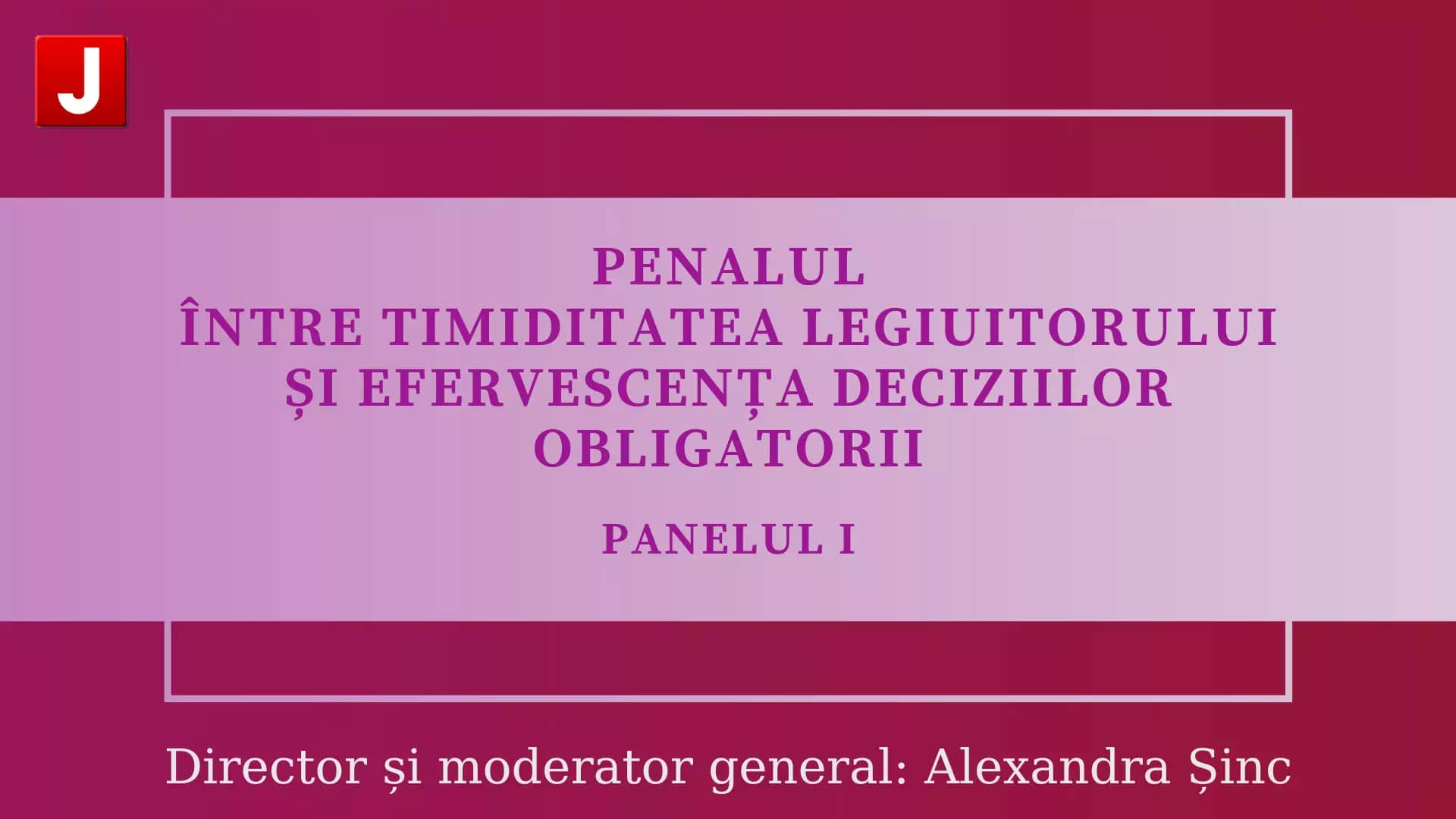 Penalul: între timiditatea legiuitorului și efervescența deciziilor obligatorii | Panelul I