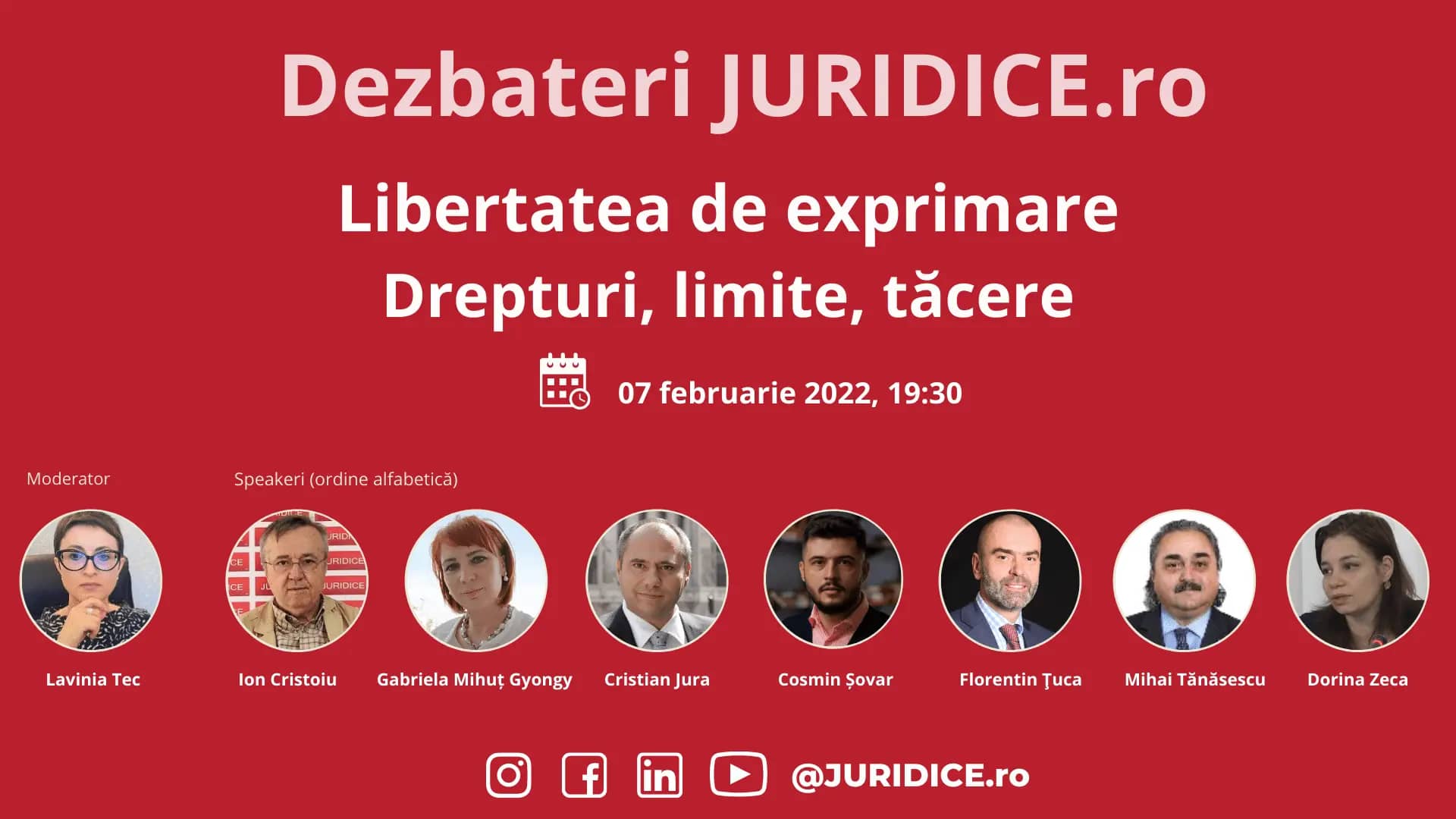 Libertatea de exprimare. Drepturi, limite, tăcere (ed. 510) / 7 februarie 2022