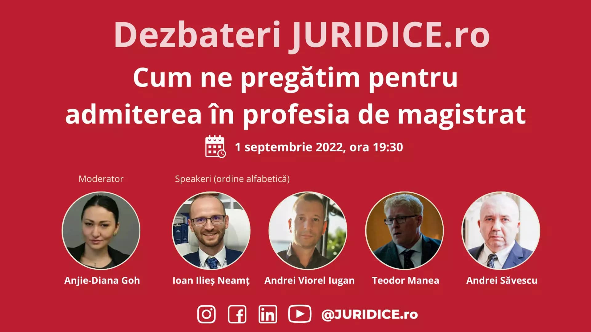 Cum ne pregătim pentru admiterea în profesia de magistrat / 1 septembrie 2022 (ediția 545)