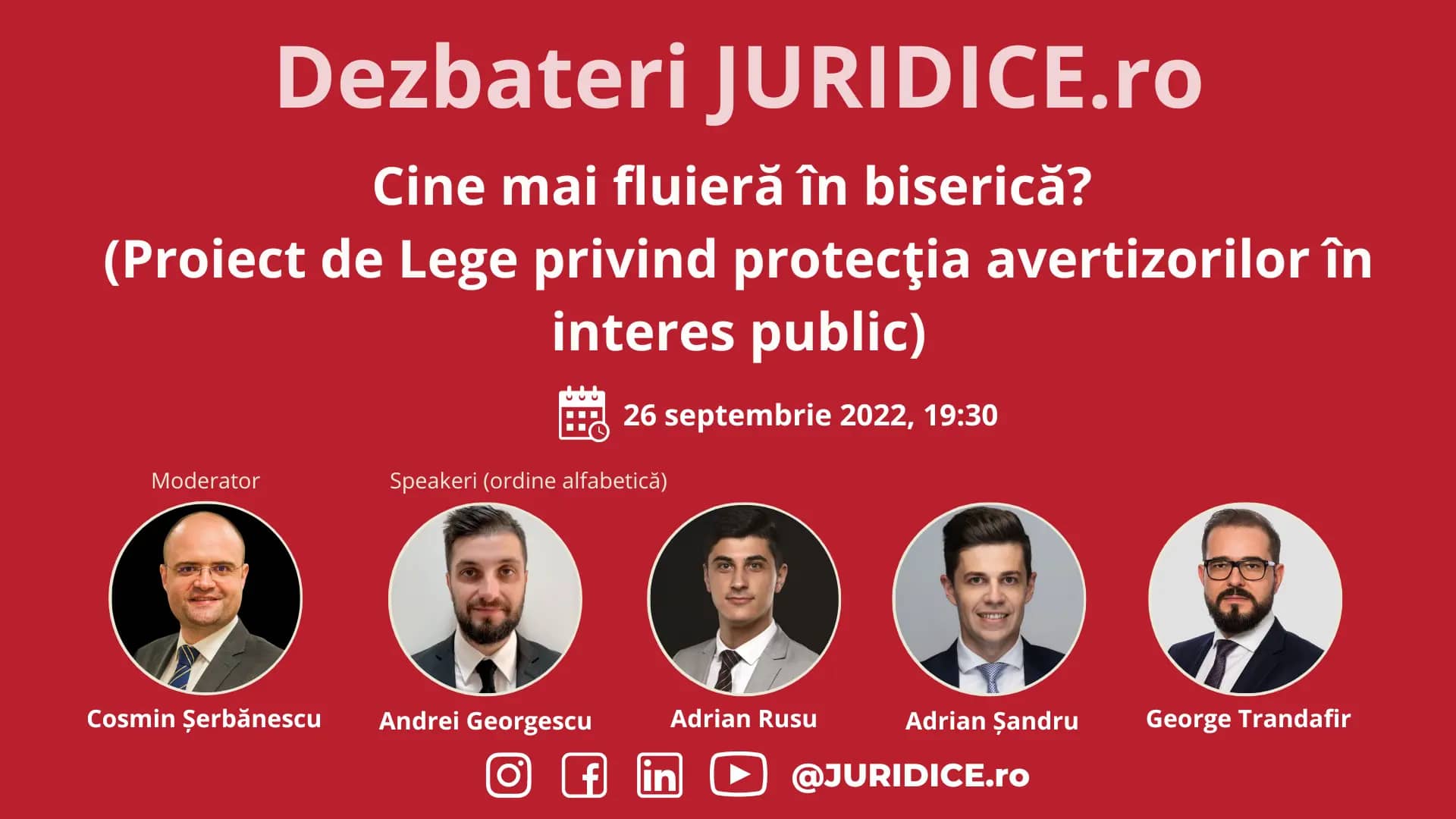 Cine mai fluieră în biserică? (Proiect de Lege privind protecţia avertizorilor în interes public) / 26 septembrie 2022 (ediția 552)