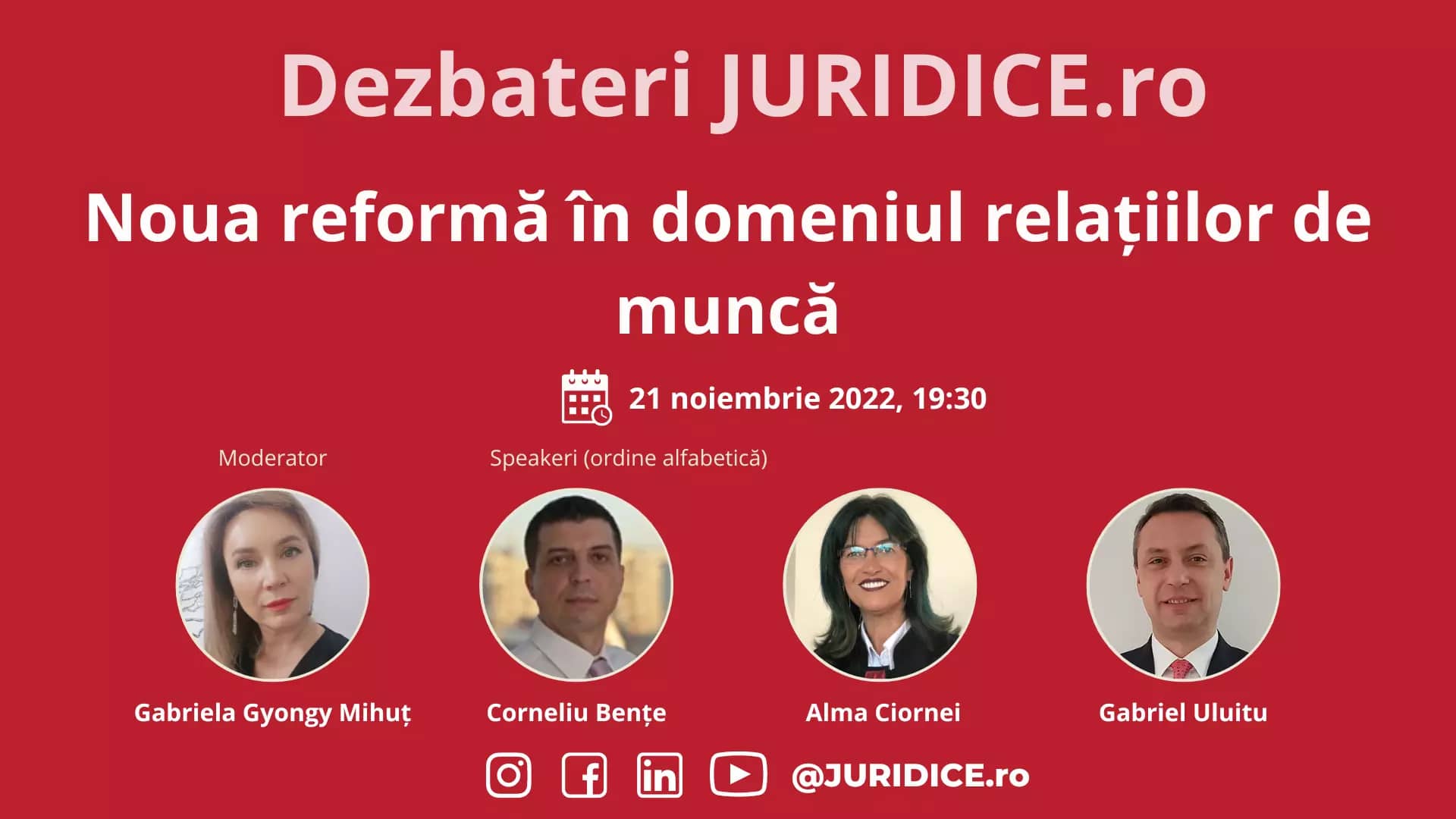 Noua reformă în domeniul relațiilor de muncă / 21 noiembrie 2022 (ediţia 563)