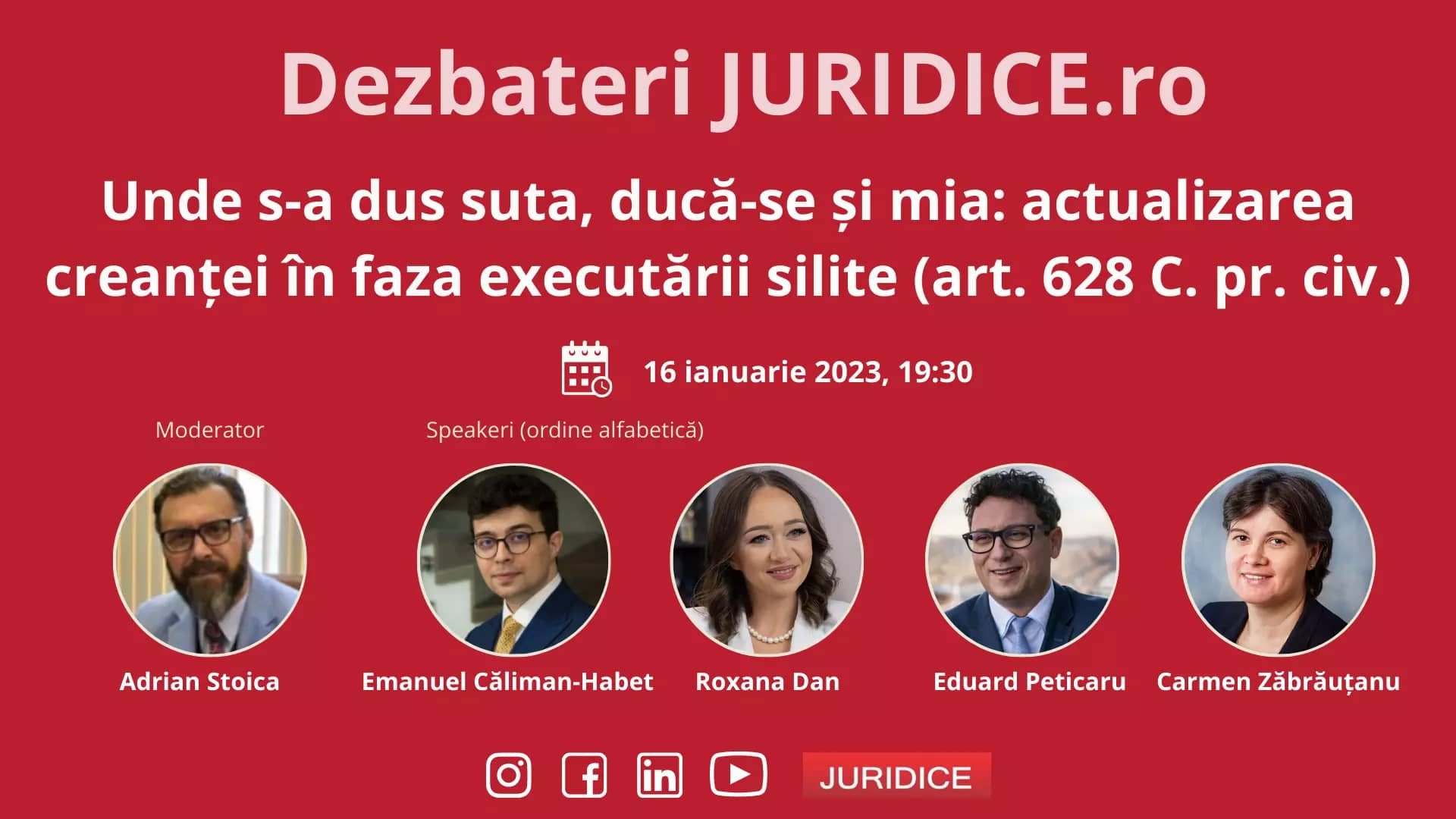 Unde s-a dus suta, ducă-se și mia: actualizarea creanței în faza executării silite (art. 628 C. pr. civ.) / 16 ianuarie 2023 (ediția 572)