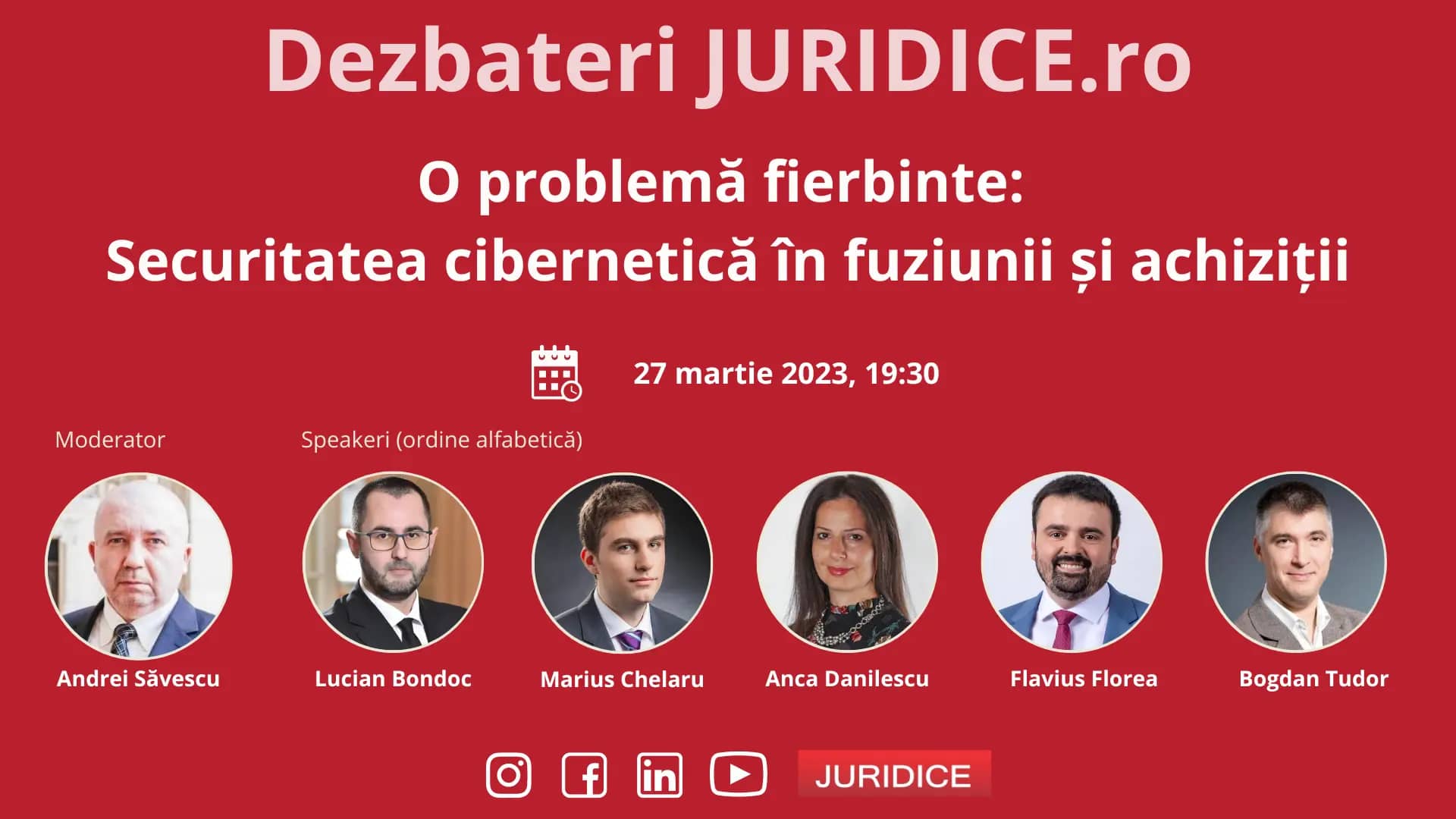 O problemă fierbinte: Securitatea cibernetică în fuziunii și achiziții (M&A) / 27 martie 2023 (ediția 583)