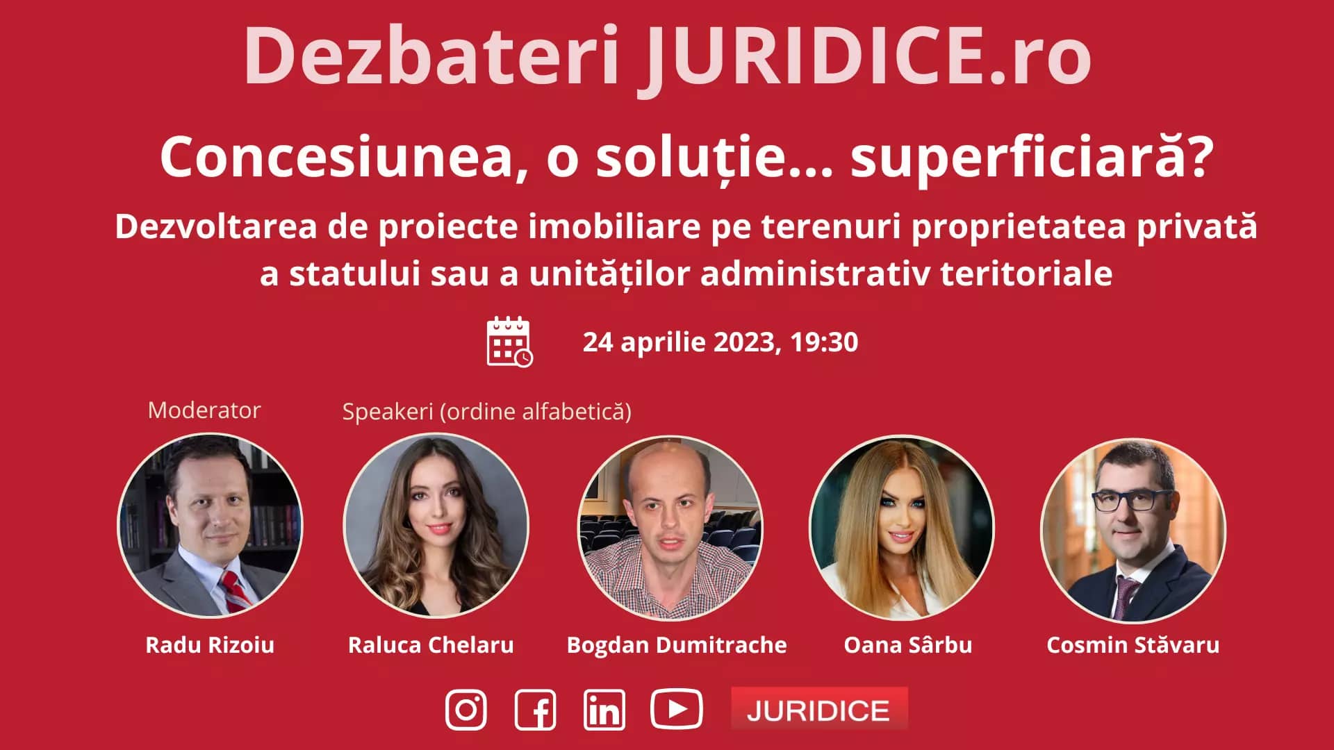 Concesiunea, o soluție… superficiară? Dezvoltarea de proiecte imobiliare pe terenuri proprietatea privată a statului sau a unităților administrativ teritoriale / 24 aprilie 2023 (ediția 588)