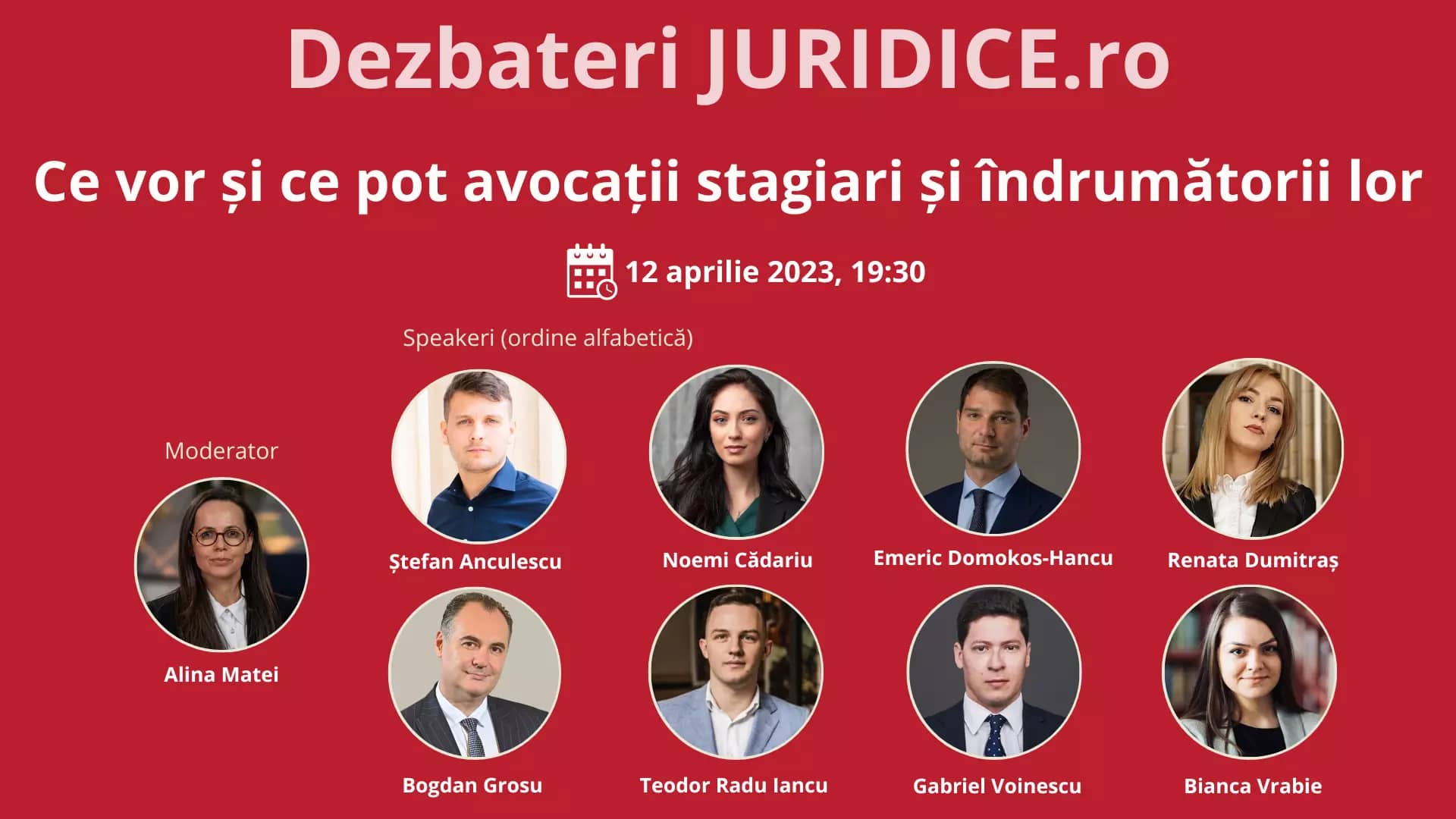 Ce vor și ce pot avocații stagiari și îndrumătorii lor / 12 aprilie 2023 (ediția 586)