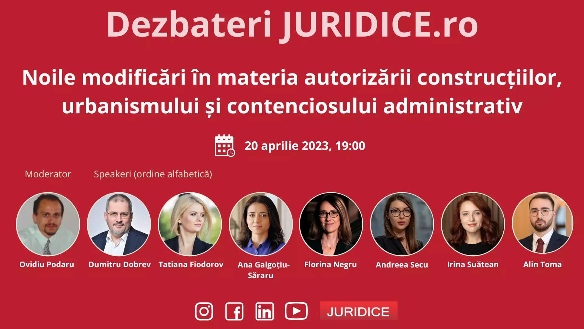 Noile modificări în materia autorizării construcțiilor, urbanismului și contenciosului administrativ / 20 aprilie 2023 (ediția 587)