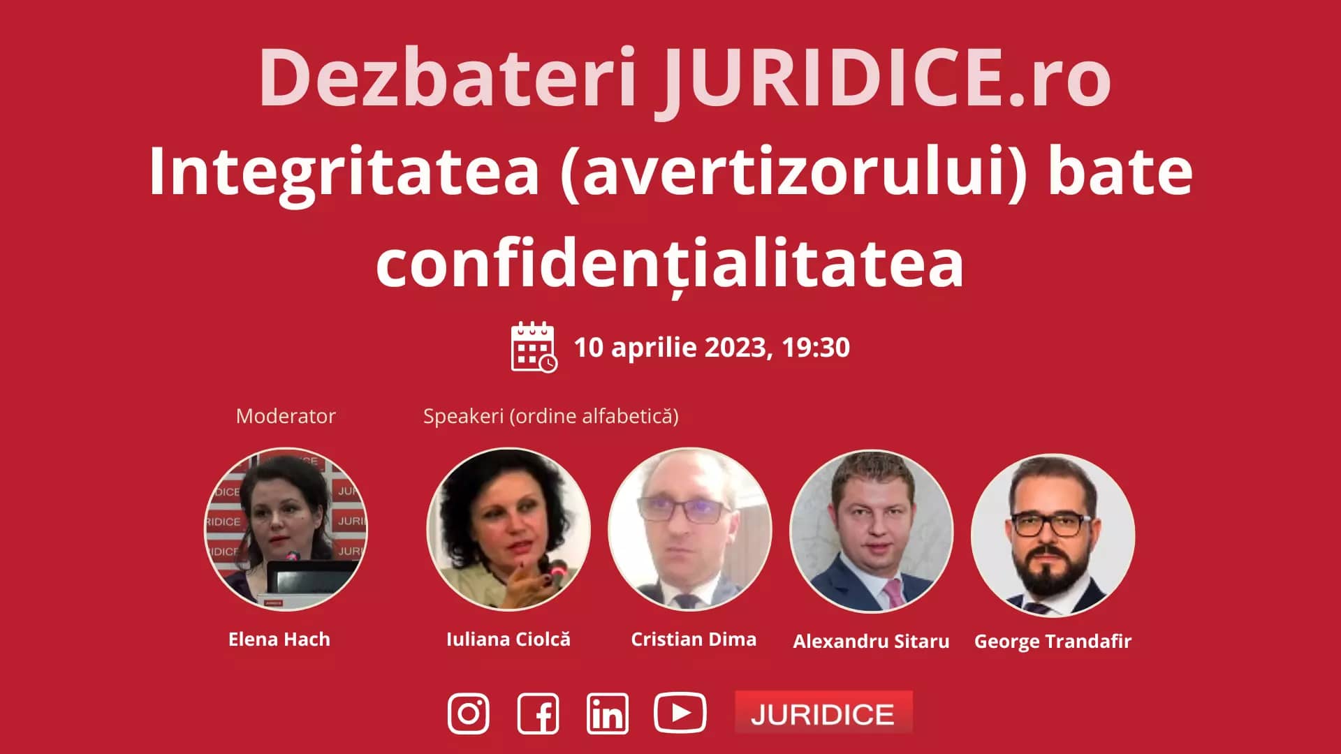 Integritatea (avertizorului) bate confidențialitatea / 10 aprilie 2023 (ediția 585)
