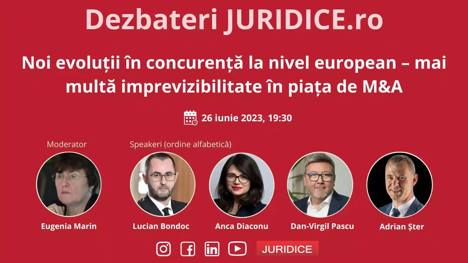 Noi evoluții în concurență la nivel european – mai multă imprevizibilitate în piața de M&A / 26 iunie 2023 (ediția 600)