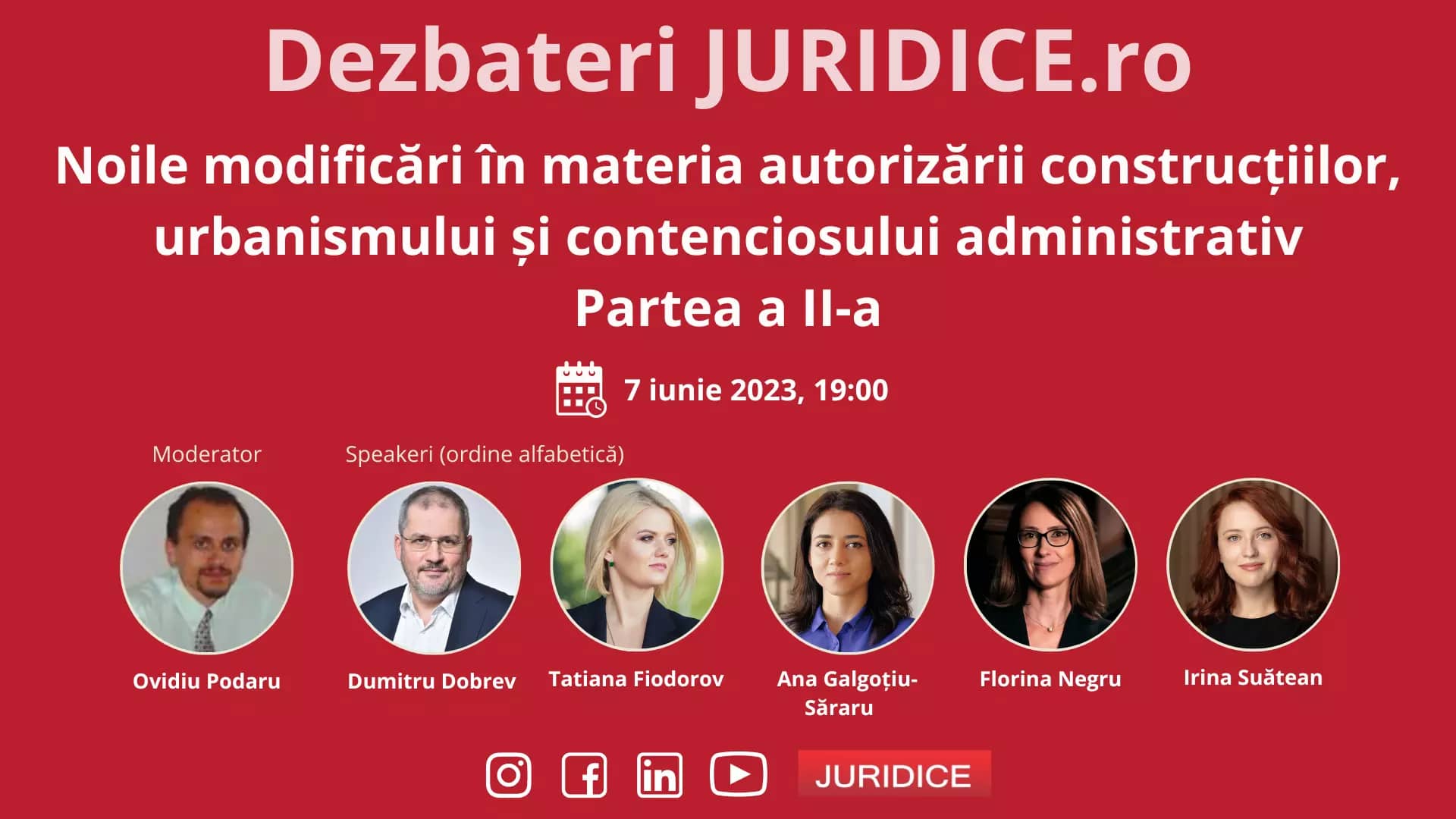 Noile modificări în materia autorizării construcțiilor, urbanismului și contenciosului administrativ. Partea a II-a / 7 iunie 2023 (ediţia 596)