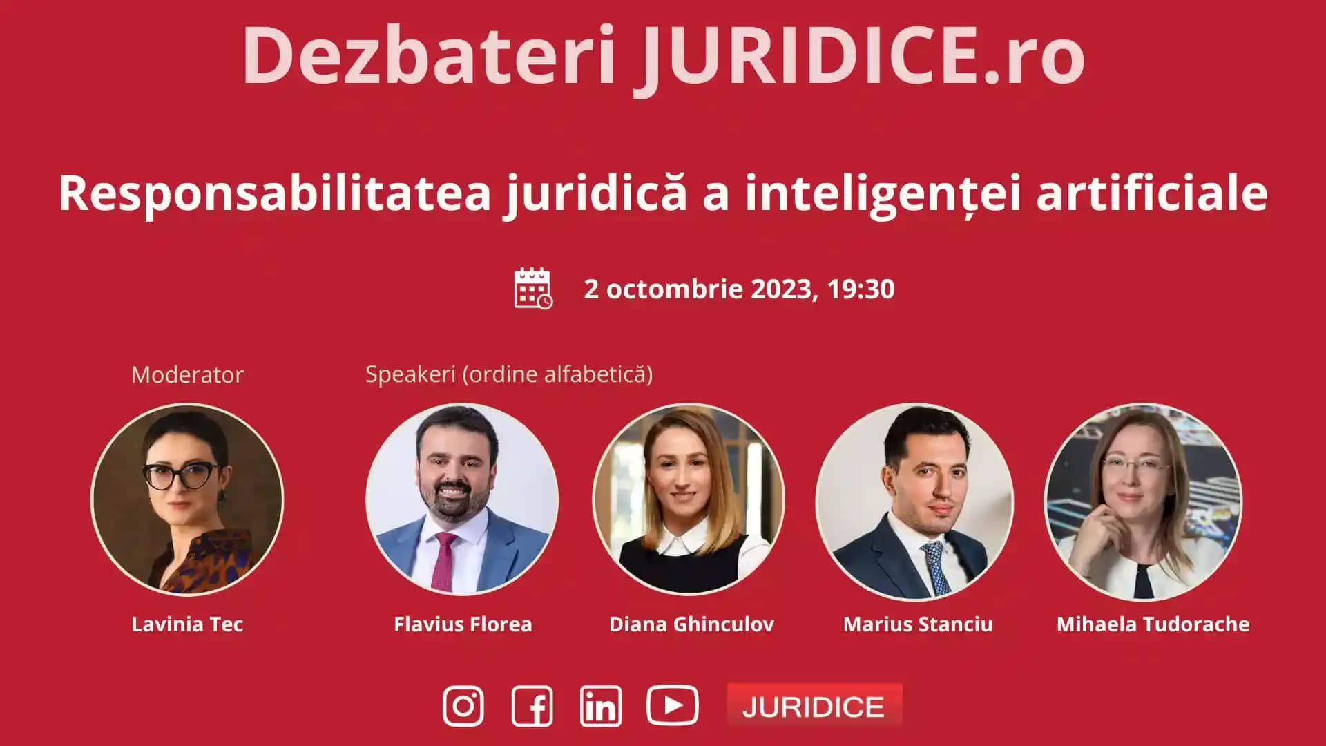 Responsabilitatea juridică a inteligenței artificiale / 2 octombrie 2023 (ediția 606)