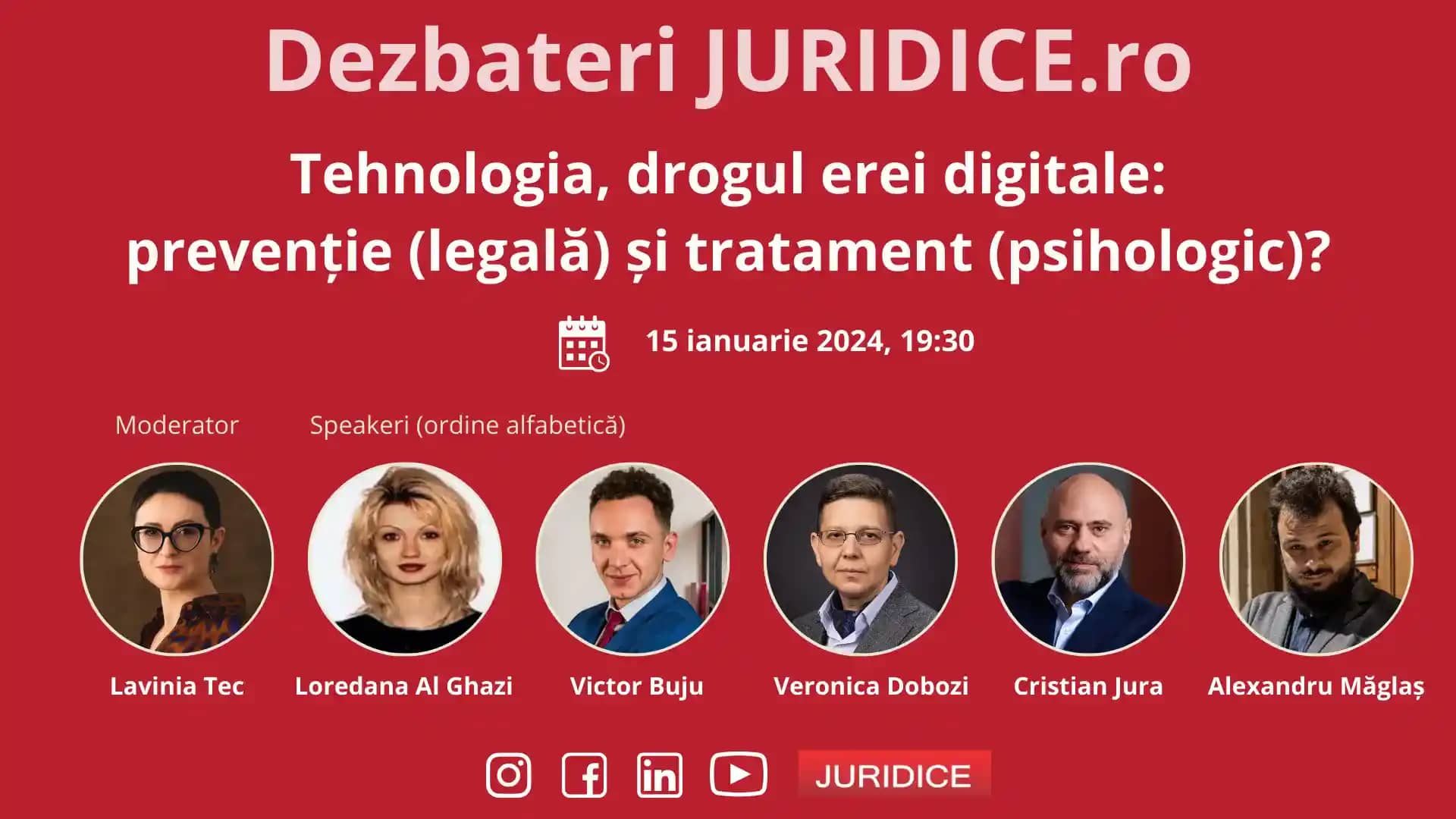 Tehnologia, drogul erei digitale: prevenție (legală) și tratament (psihologic)? / 15 ianuarie 2024 (ediția 622)