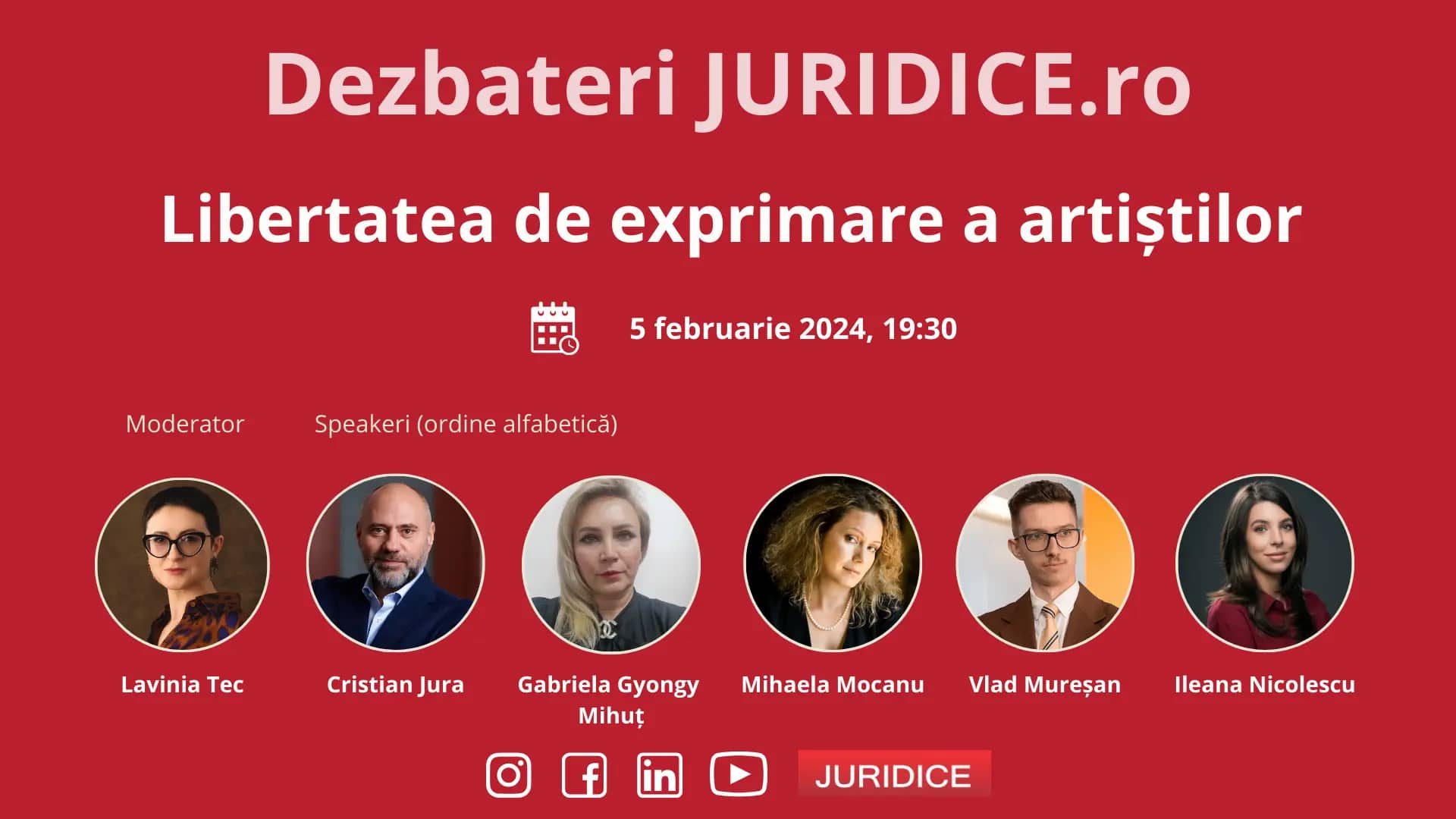 Libertatea de exprimare a artiștilor / 5 februarie 2024 (ediția 625)