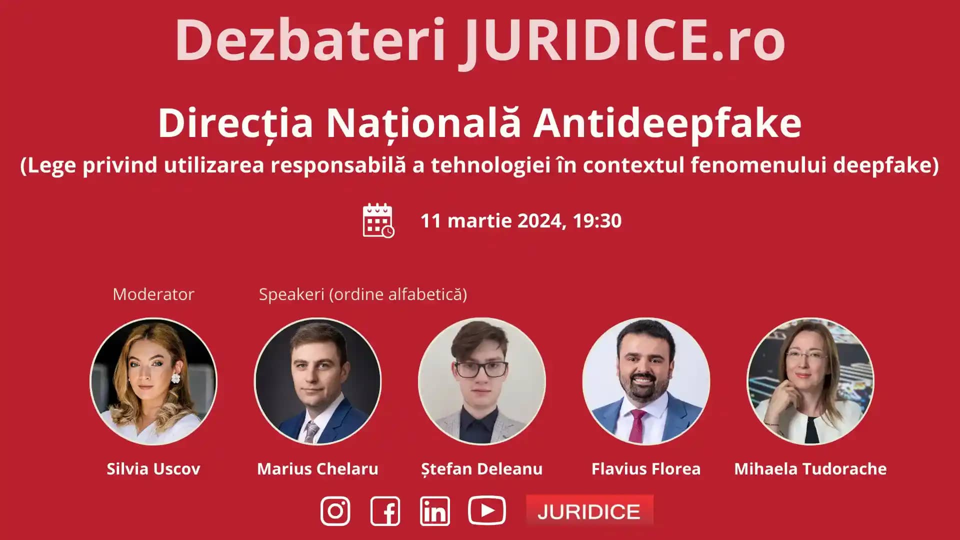 Direcția Națională Antideepfake (Lege privind utilizarea responsabilă a tehnologiei în contextul fenomenului deepfake) / 11 martie 2024 (ediția 630)