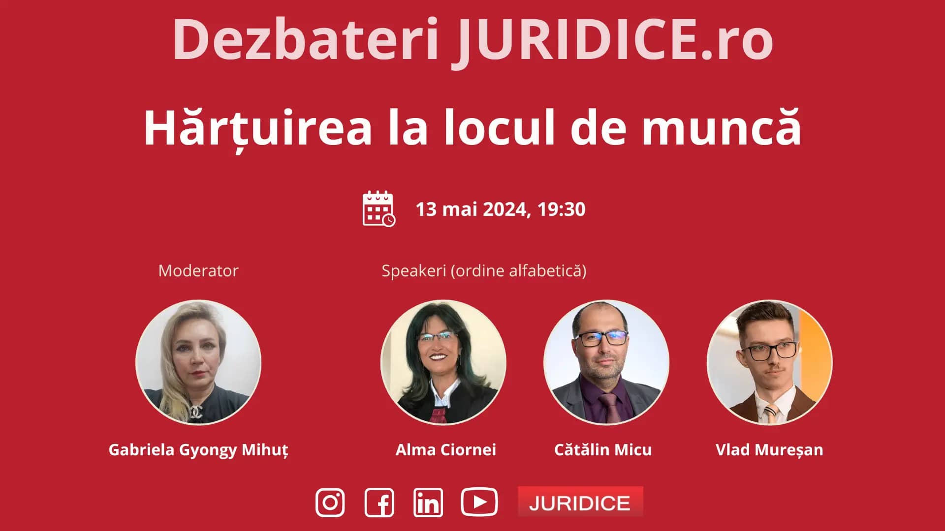 Hărțuirea la locul de muncă / 13 mai 2024 (ediția 637)