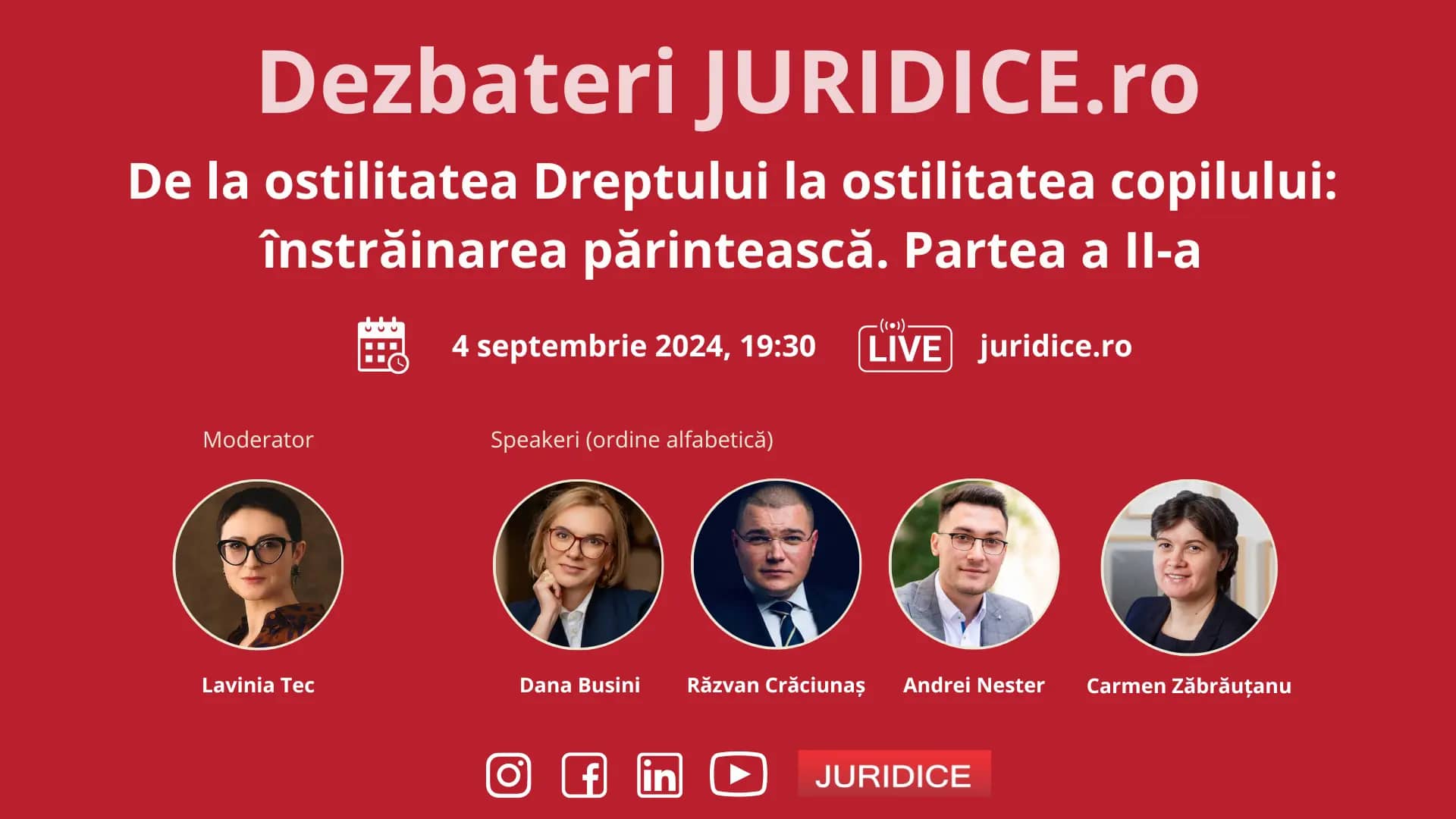 De la ostilitatea Dreptului la ostilitatea copilului: înstrăinarea părintească. Partea a II-a / 4 septembrie 2024 (ediția 648)