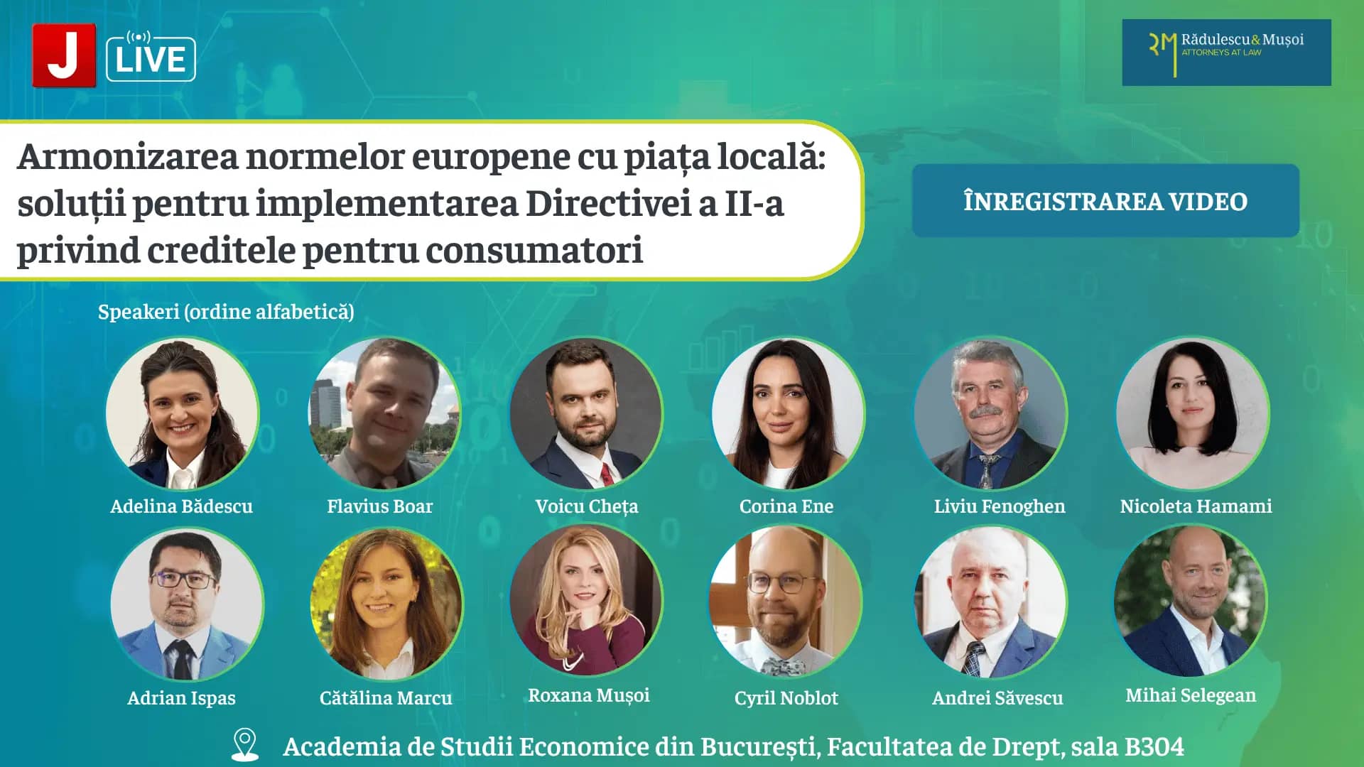 Armonizarea normelor europene cu piața locală: soluții pentru implementarea Directivei a II-a privind creditele pentru consumatori / 26 iunie 2025