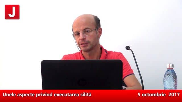 Unele aspecte privind executarea silită | PANEL 1