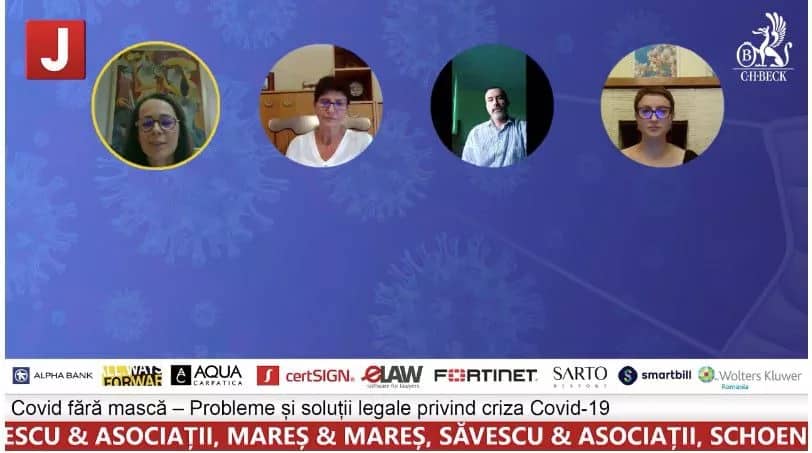 Covid fără mască – Probleme și soluții legale privind criza Covid-19 | Panel 3 & Wolters Kluwer