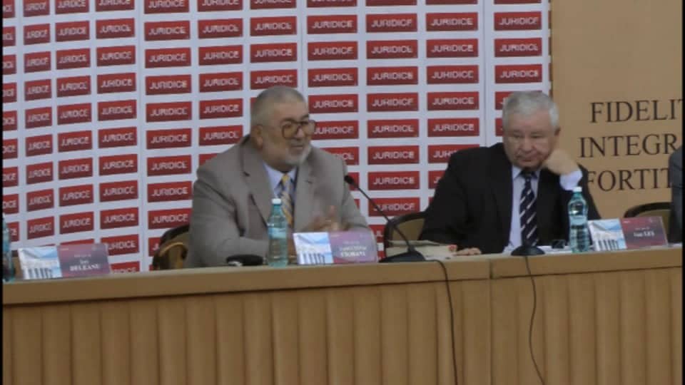 Prof. univ. dr. V. M. Ciobanu –  Alocutiune introductiva | Conferința NCPC BIG FOUR | 2013