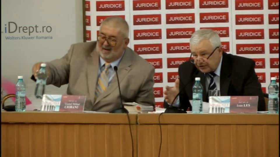 Prof. univ. dr. V. M. Ciobanu si Prof. univ. dr. Ioan LEȘ | Conferința NCPC BIG FOUR | 2013