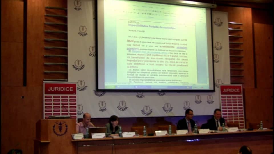 Probleme dificile de procedură civilă – București, 8-9 februarie 2013 | Day 1 | INTERVENTIE 17