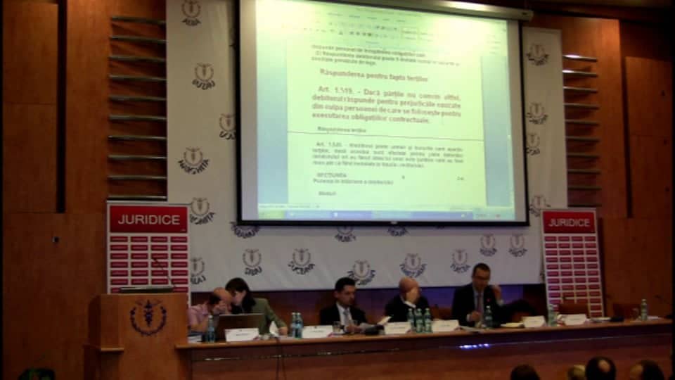 Probleme dificile de procedură civilă – București, 8-9 februarie 2013 | Day 1 | INTERVENTIE 11