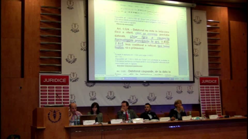 Probleme dificile de procedură civilă – București, 8-9 februarie 2013 | Day 1 | INTERVENTIE  b02