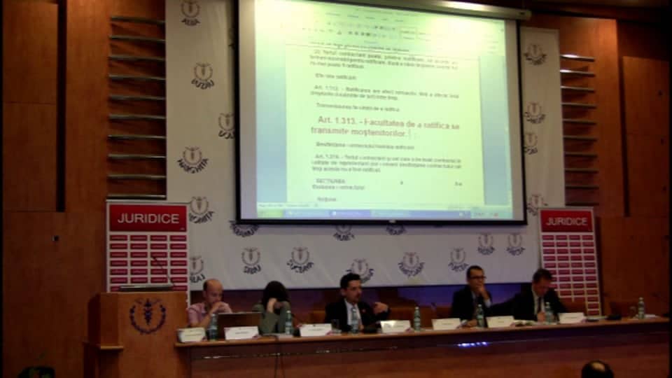 Probleme dificile de procedură civilă – București, 8-9 februarie 2013 | Day 1 | INTERVENTIE 15