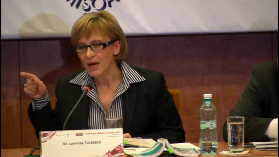 Probleme dificile de procedură civilă – București, 8-9 februarie 2013 | Day 1 | INTERVENTIE  b04