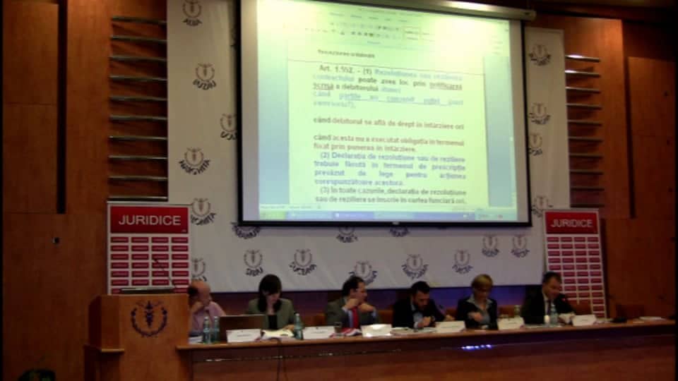Probleme dificile de procedură civilă – București, 8-9 februarie 2013 | Day 1 | INTERVENTIE b01