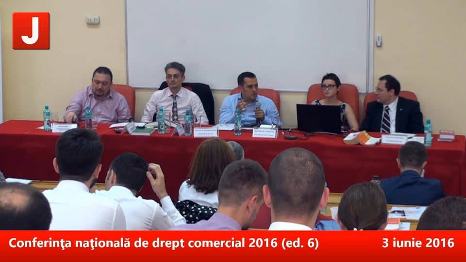 Conferinţa naţională de drept comercial 2016 (ed. 6) | PANEL 3