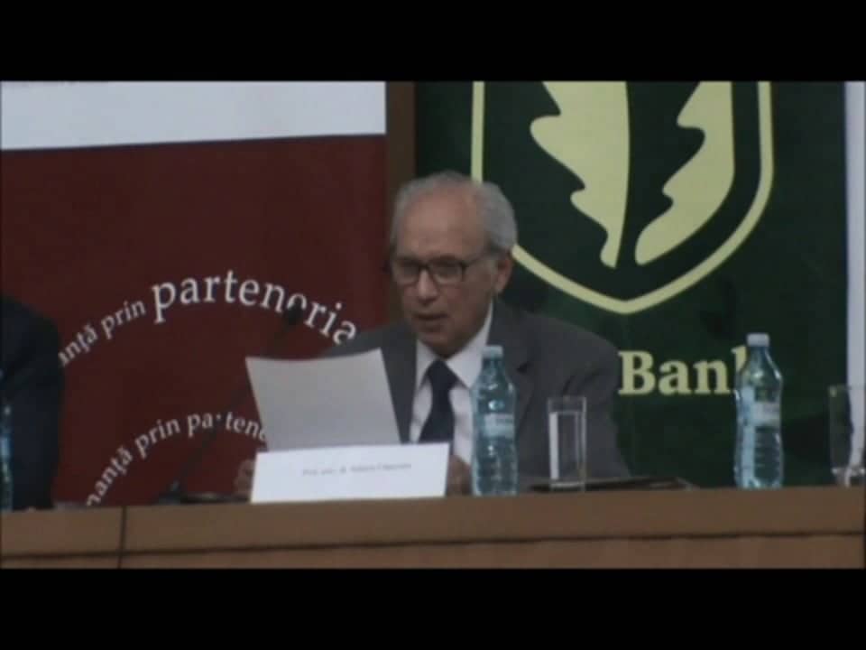 Stanciu Carpenaru | Conferința de Dreptul Afacerilor. Lecțiile crizei: adaptabilitatea și inovația | 11 mai 2012