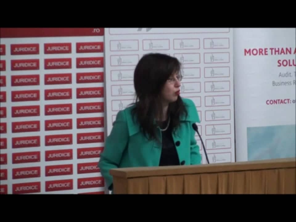 Adriana Almasan | Conferința de Dreptul Afacerilor. Lecțiile crizei: adaptabilitatea și inovația | 11 mai 2012