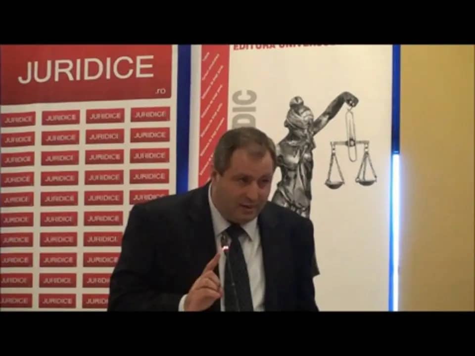 Verginel Lozneanu| Conferinta internațională EXECUTAREA SILITĂ ÎN REGLEMENTAREA NCPC | Târgu Mureș, august 2012